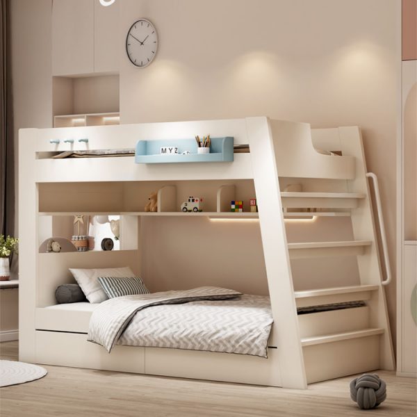 Giường tầng gỗ thiết kế đơn giản, đẹp mắt cho bé MP-9249